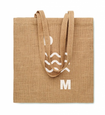 Logotrade promotional merchandise picture of: Jute long handled shopping bag