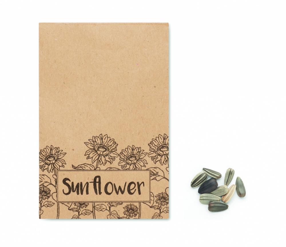 Logo trade promotional gifts picture of: Sunflower seeds in envelope