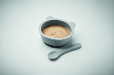 Logo trade corporate gifts picture of: Silicone spoon, bowl baby set