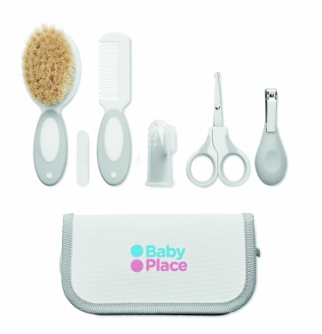 Logo trade promotional merchandise photo of: 6 piece baby grooming set