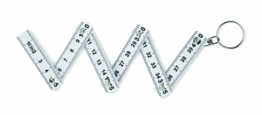 Logotrade promotional product picture of: Carpenters ruler key ring 50cm Kotka