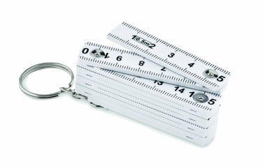 Logotrade promotional gift picture of: Carpenters ruler key ring 50cm Kotka