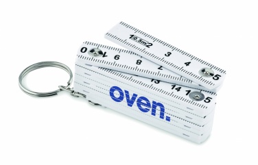 Logo trade promotional items picture of: Carpenters ruler key ring 50cm Kotka