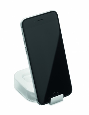 Logo trade promotional giveaways image of: Ear phones with silicone covers