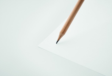 Logo trade promotional items picture of: Natural pencil with eraser