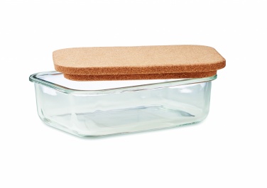 Logotrade promotional items photo of: Glass lunch box with cork lid