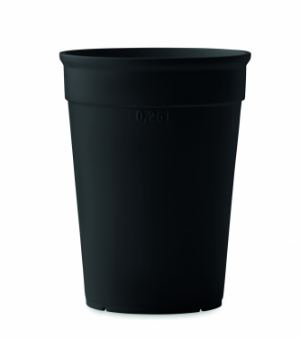 Logotrade promotional item image of: Recycled PP cup capacity 250 ml