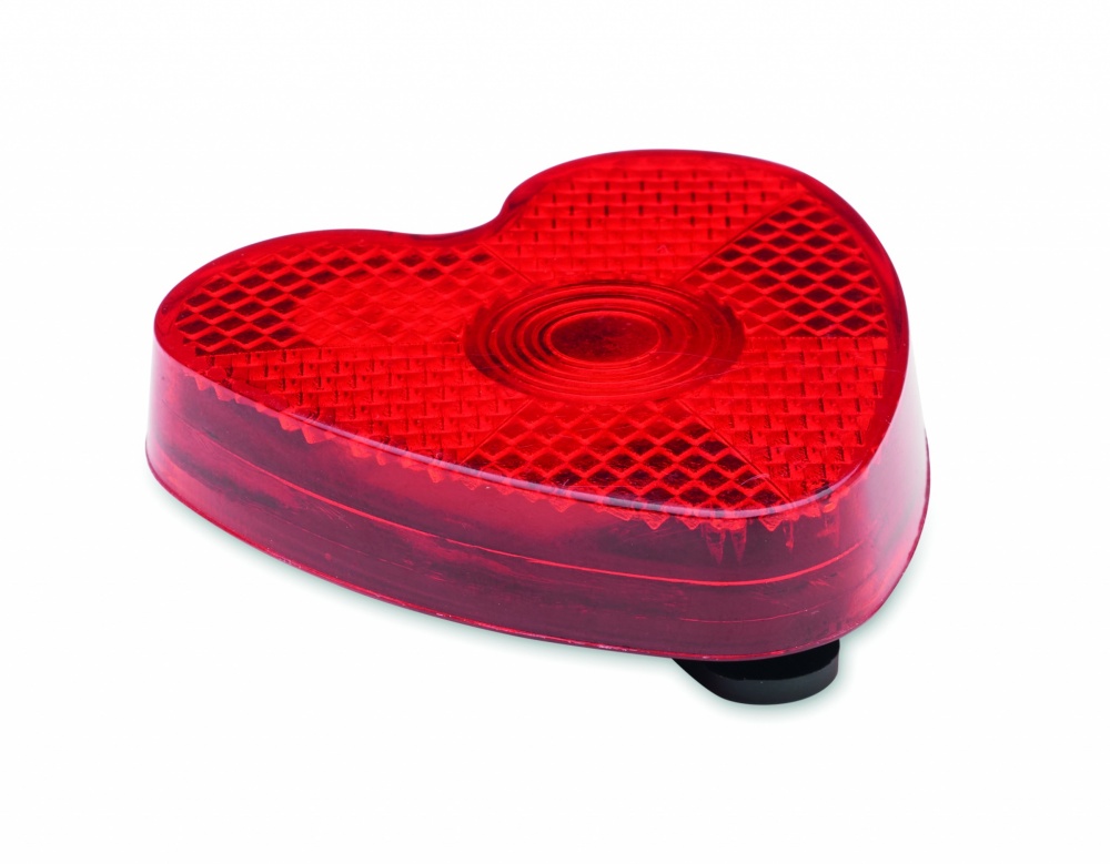 Logo trade promotional giveaways image of: Heart shaped reflector light