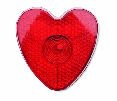 Logotrade promotional merchandise image of: Heart shaped reflector light