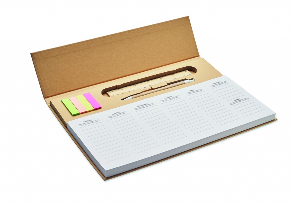 Logotrade promotional product image of: Weekly desktop planner