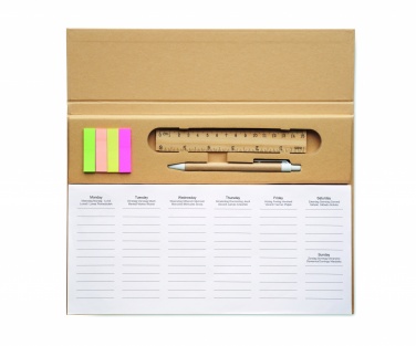Logo trade promotional products picture of: Weekly desktop planner