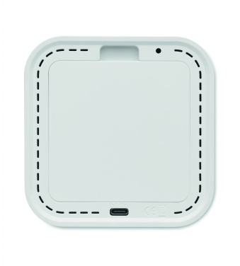 Logo trade promotional gifts picture of: Recycled ABS/RPET alarm clock Stuttgart