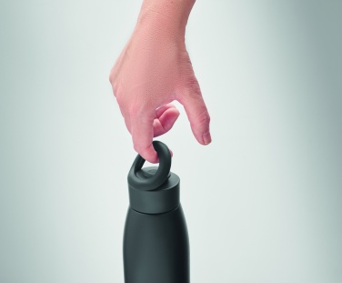 Logo trade business gifts image of: Heat-cool double wall bottle