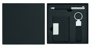 Logo trade promotional items image of: 3-piece gift set in a gift box with customizable printing