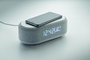 Logo trade corporate gifts image of: 15W wireless charging speaker