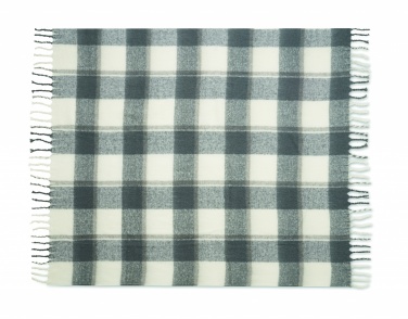 Logo trade corporate gifts image of: Chequered mohair blanket