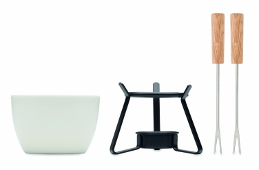 Logotrade promotional merchandise photo of: Ceramic fondue set 240 ml