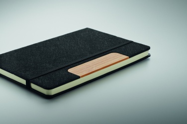 Logo trade promotional giveaways image of: A5 RPET notebook set