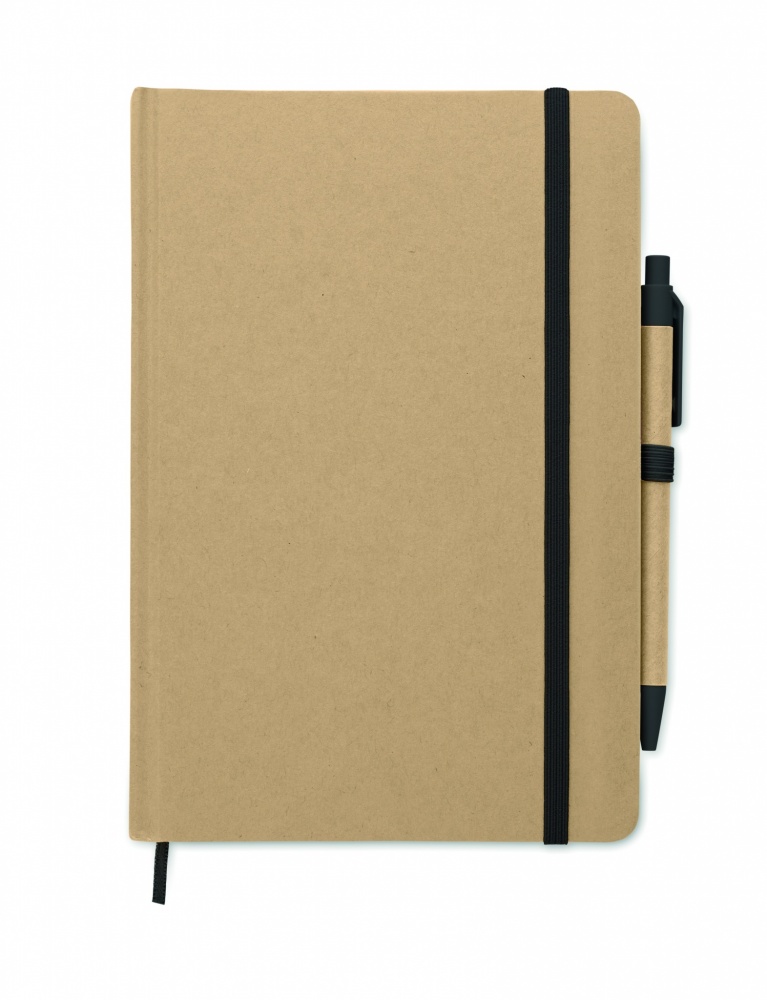 Logotrade advertising products photo of: Caratil A5 notebook in recycled carton