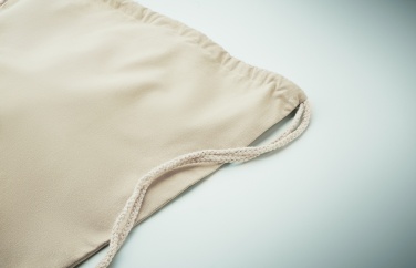 Logo trade promotional product photo of: Recycled cotton drawstring bag