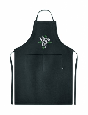 Logo trade promotional giveaways picture of: Hemp adjustable apron 200 gr/m²