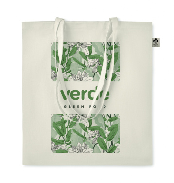 Logo trade promotional products image of: Organic cotton shopping bag