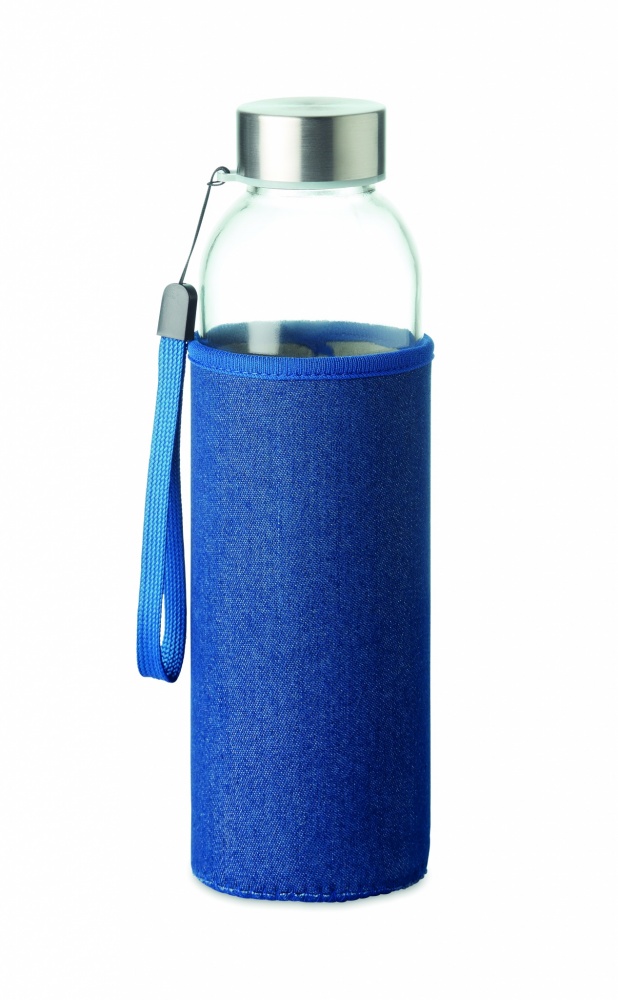 Logo trade promotional product photo of: Glass bottle in pouch 500 ml