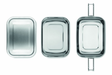 Logo trade promotional merchandise image of: Stainless steel lunch box