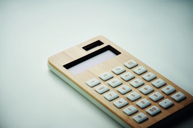 Logotrade promotional product picture of: 12 digit bamboo calculator