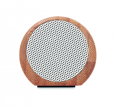 Logo trade promotional product photo of: Wireless bamboo speaker 2x5W