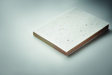 Logo trade promotional giveaways image of: Grass/seed paper memo pad