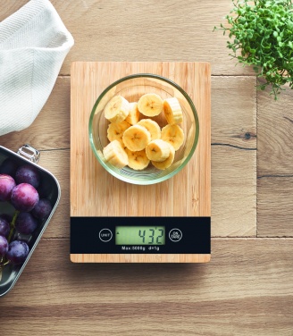 Logotrade advertising product picture of: Bamboo digital kitchen scales