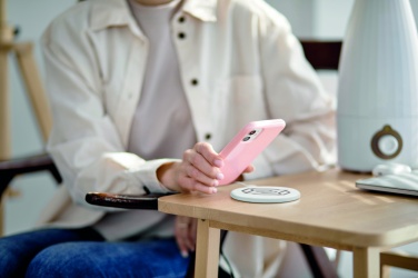 Logo trade promotional gifts picture of: ABS wireless charger 10W