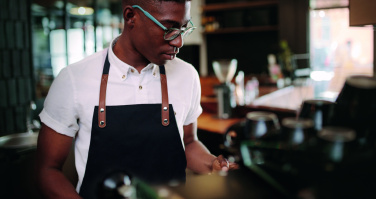 Logotrade promotional product picture of: Organic cotton apron 340 gr/m²