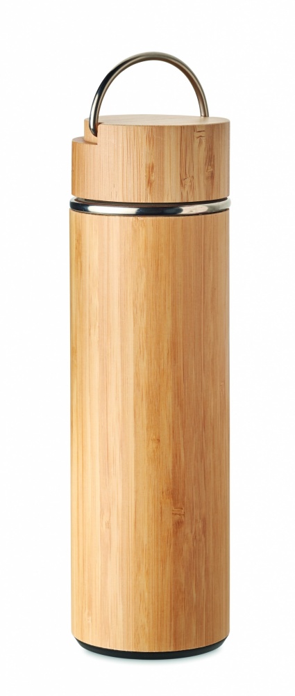 Logo trade advertising product photo of: Double wall flask 400 ml TAMPERE