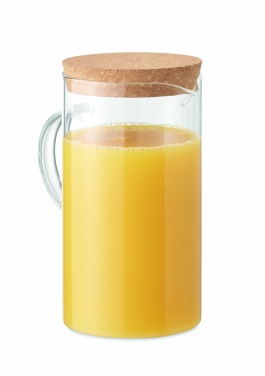 Logo trade promotional giveaways picture of: Borosilicate glass decanter 1L