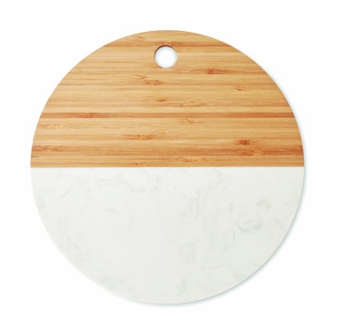 Logotrade corporate gift image of: Marble/ bamboo serving board
