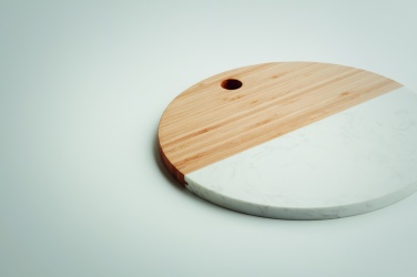 Logo trade promotional gifts picture of: Marble/ bamboo serving board