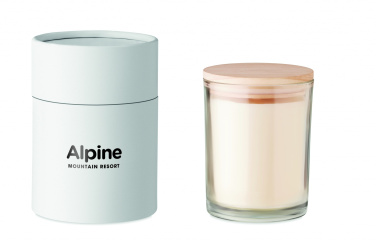 Logo trade promotional giveaways picture of: Vanilla fragranced candle