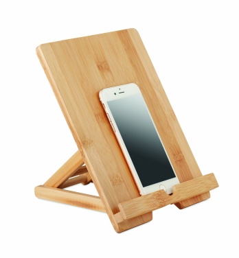 Logo trade corporate gift photo of: Bamboo tablet stand TUANUI