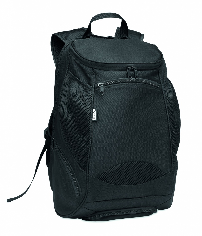 Logo trade promotional gift photo of: 600D RPET sports rucksack