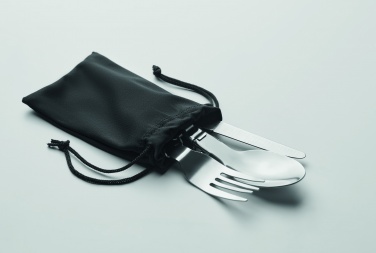 Logo trade advertising products picture of: 3-piece camping cutlery set