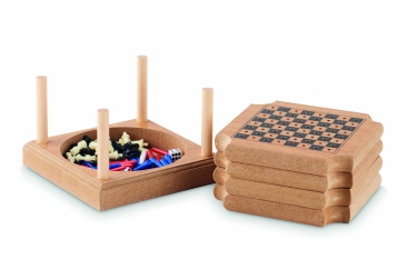 Logo trade promotional products picture of: 4-piece coaster game set