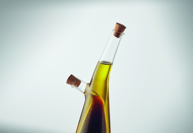 Logo trade promotional item photo of: Glass oil and vinegar bottle