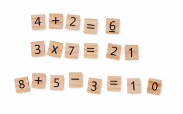 Logotrade business gift image of: Wood educational counting game