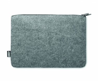 Logotrade promotional merchandise image of: RPET felt zipped laptop bag