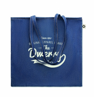 Logo trade promotional gift photo of: Recycled denim shopping bag