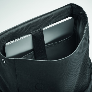 Logotrade promotional gift image of: 600D RPET laptop backpack