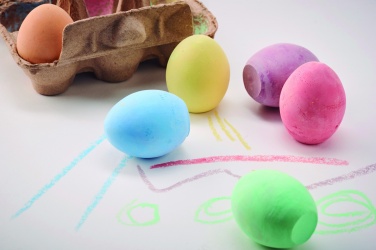 Logo trade corporate gift photo of: 6 chalk eggs in box