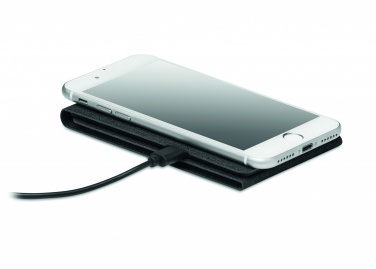 Logotrade promotional giveaway image of: RPET wireless charger 15W